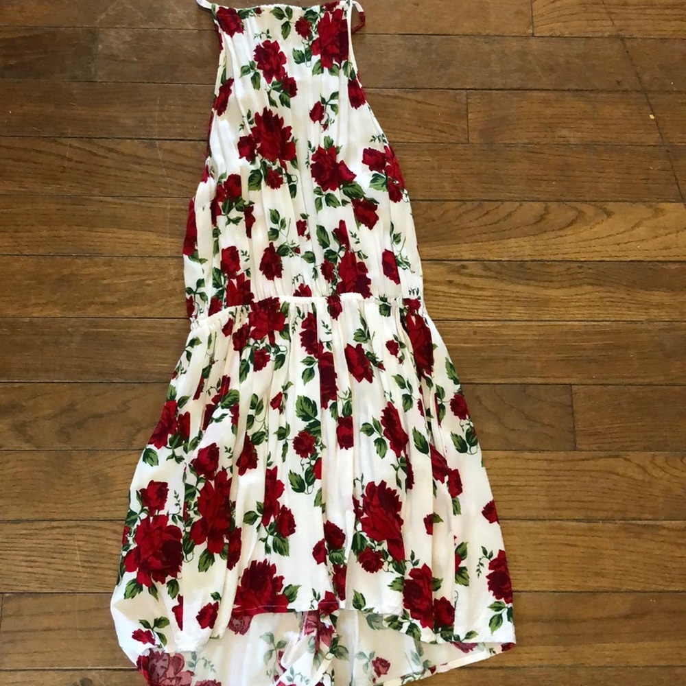 H&M floral print halter top romper